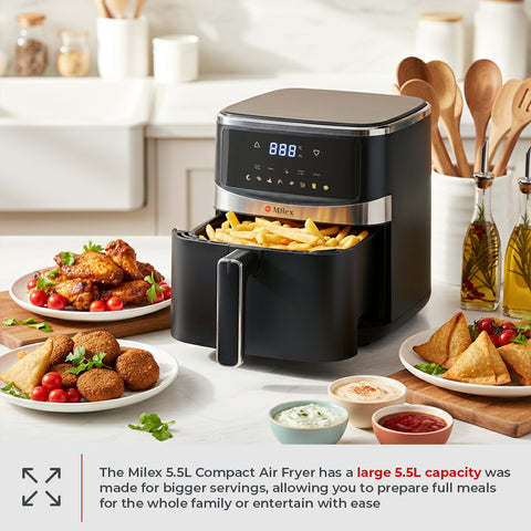 NEW Milex 5.5L Compact Air Fryer
