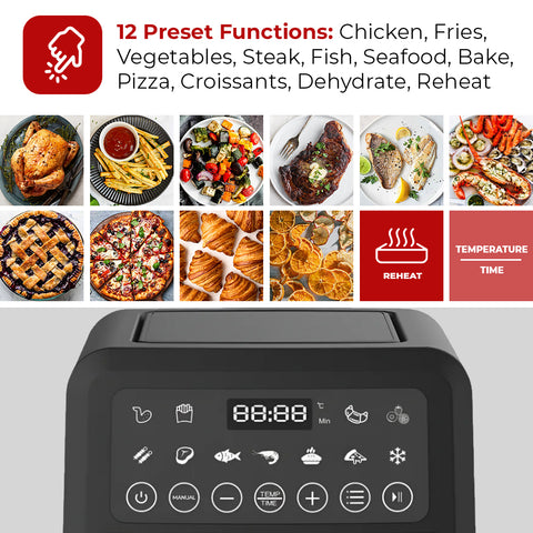 Milex 5L Digital Air Fryer