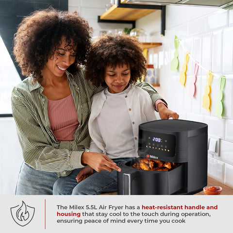 Milex 5.5L Compact Air Fryer + Milex NutriMix Fusion Combo
