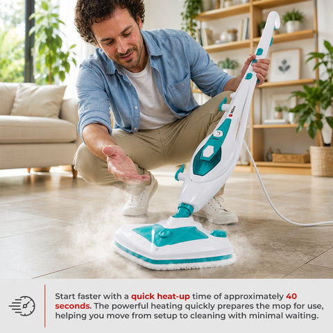 Milex Steam Pro 1500W – Multi-Surface Steam Mop & Handheld Steamer