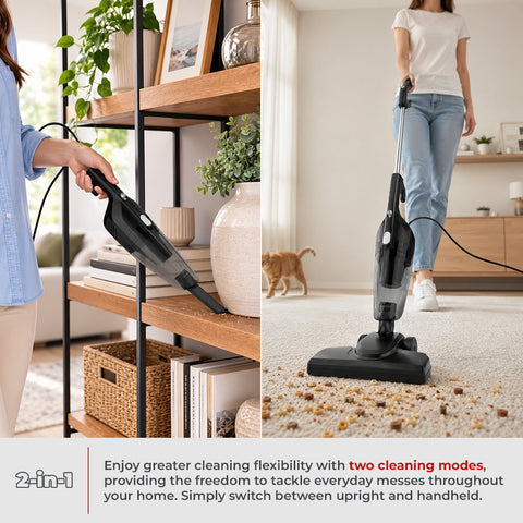 Milex Blaze 2-in-1 Stick Vacuum 800W – Upright & Handheld Cleaning