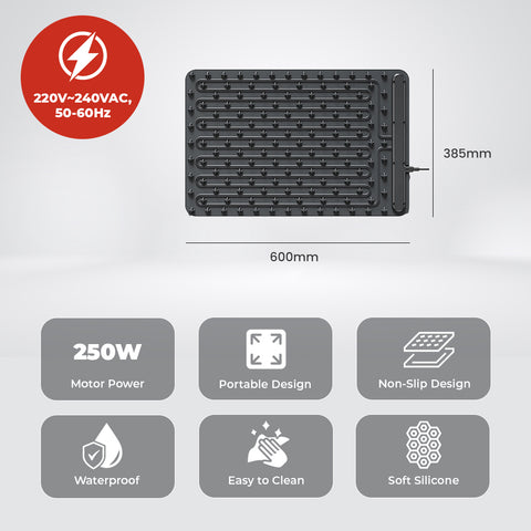Milex Electric Warming Mat – 250W Food Warming Mat with Adjustable Temperature Control