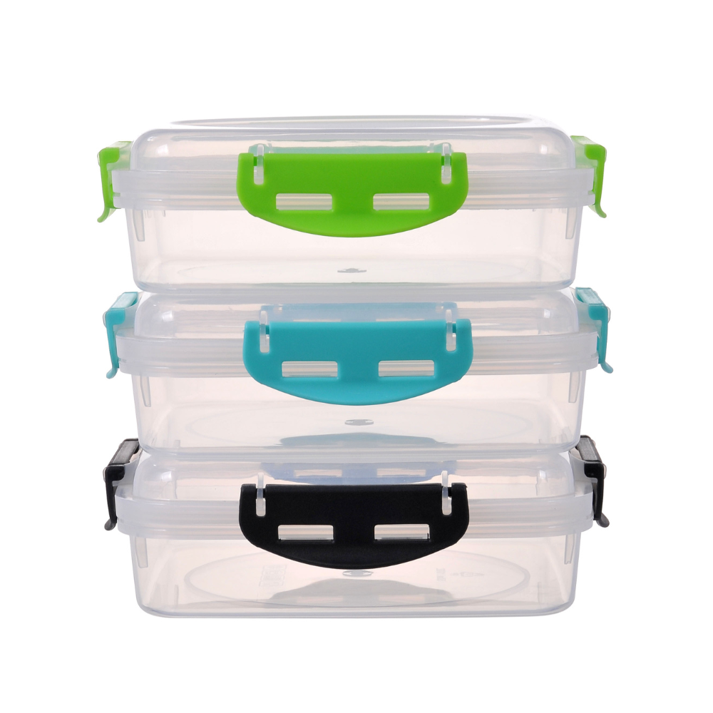 【未開封】LUNCH TIME SPEAK/FLICK 4枚セット Milex 3-Piece Lunchbox Set | Colours may vary | Milex South Africa