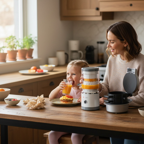 Milex Breakfast Maker + Milex Rechargeable Juicer