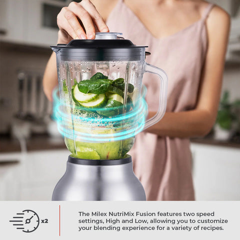 Milex 5.5L Compact Air Fryer + Milex NutriMix Fusion Combo