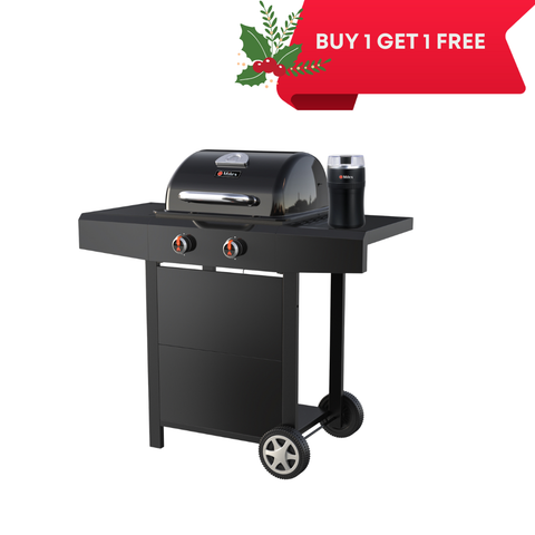 Milex 2 Burner Gas Braai + Milex Multi-Grind
