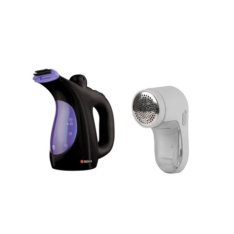 Milex 700W Steamer Pro Garment Steamer + Milex Lint Remover | COMBO