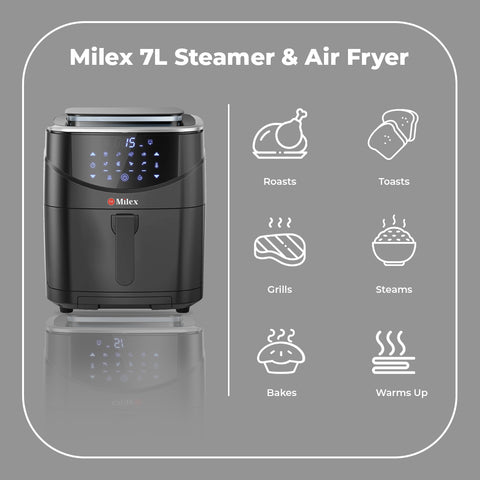 Milex 7L Steamer & Air Fryer