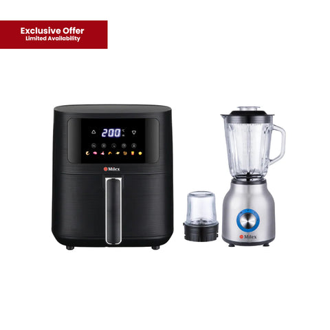 Milex 5.5L Compact Air Fryer + Milex NutriMix Fusion Combo