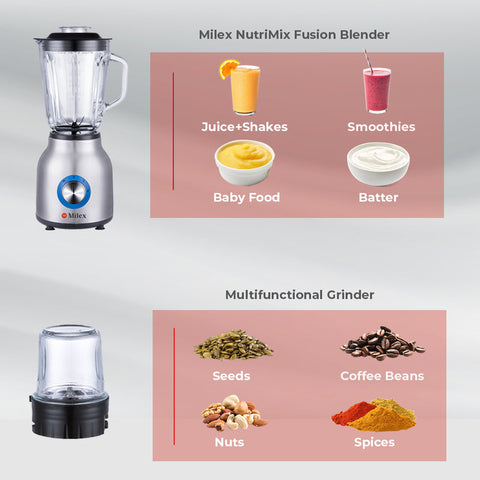 Milex 5.5L Compact Air Fryer + Milex NutriMix Fusion Combo