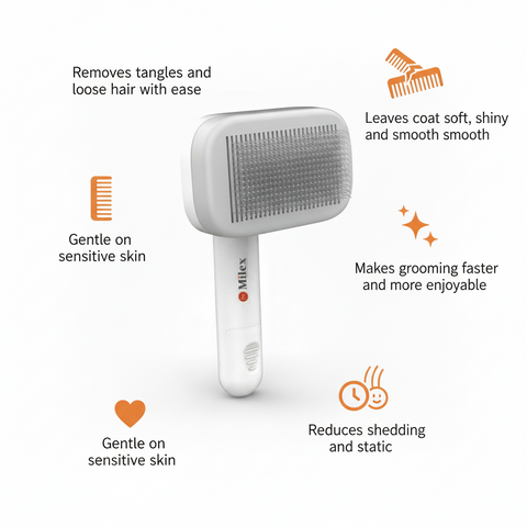 Milex Pet Grooming Brush