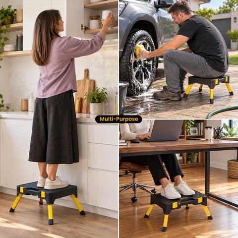 Milex Handheld Cordless Air Blaster 21V & Milex Foldable Stool Step