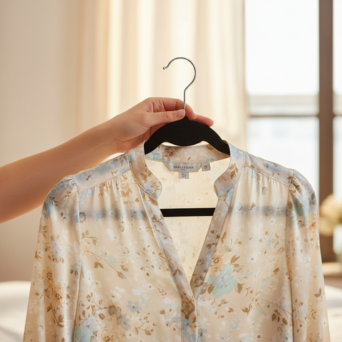 Milex Velvet Hangers 10-Pack – Non-Slip Space-Saving Clothes Hangers