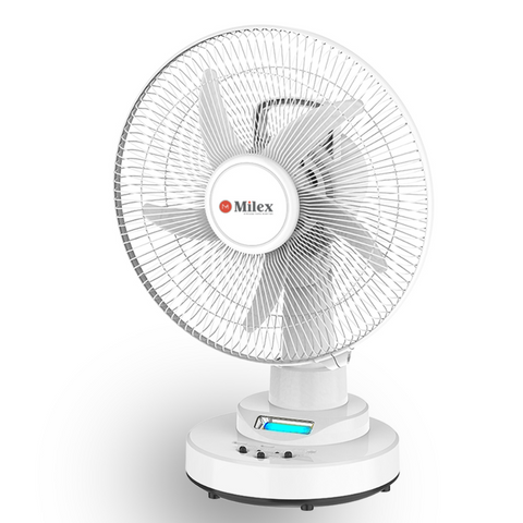 Milex Rechargeable Desk Fan 12" - Milex South Africa