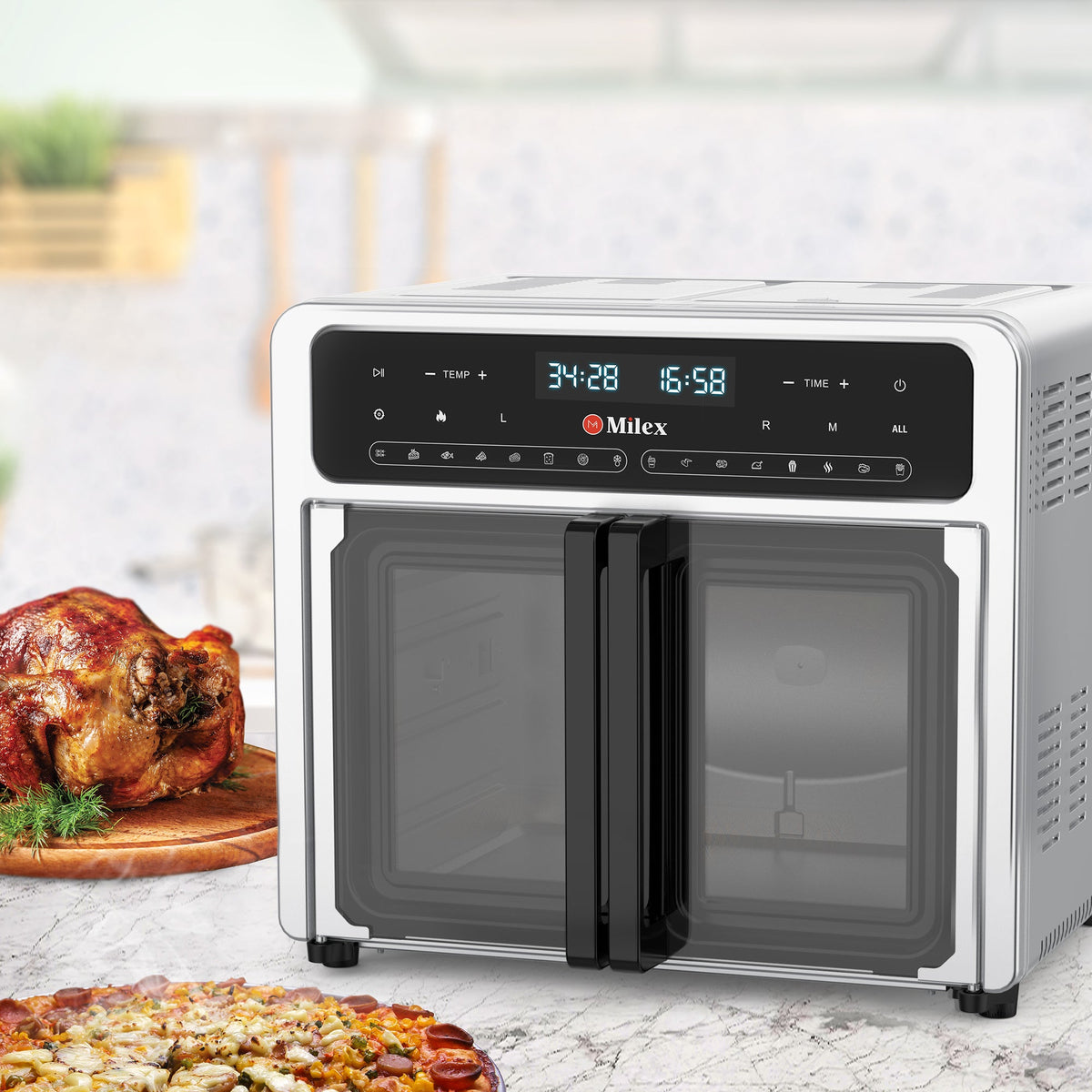 Milex 24L Deluxe Rotisserie Air Fryer | Milex South Africa